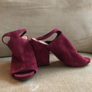 Via Spiga Maroon Heels